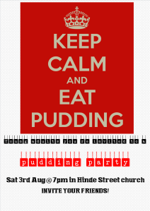 poster pudding